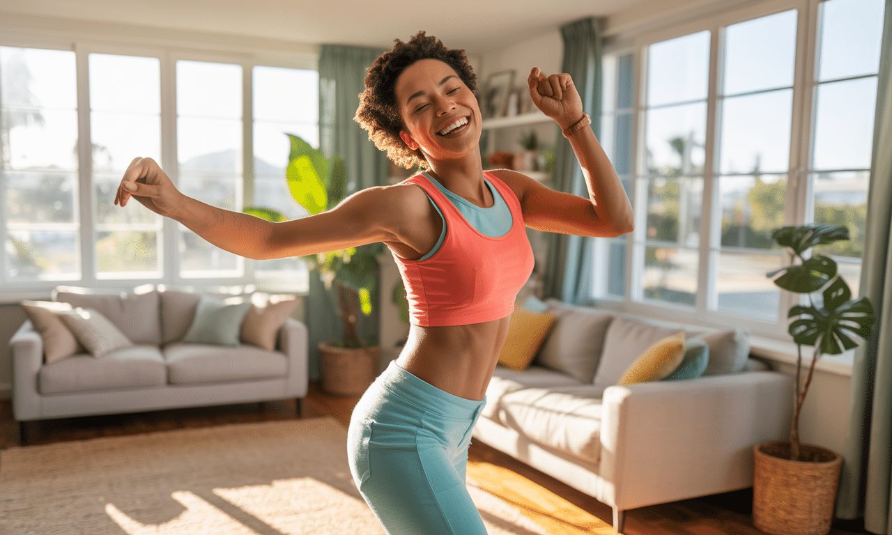 descubra como dançar em casa pode ser uma maneira divertida e eficaz de perder peso e melhorar seu humor.